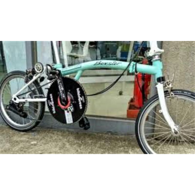 Chaîne Couchée Bikingreen 70T BCD130 CNC 7075 Road Fixie