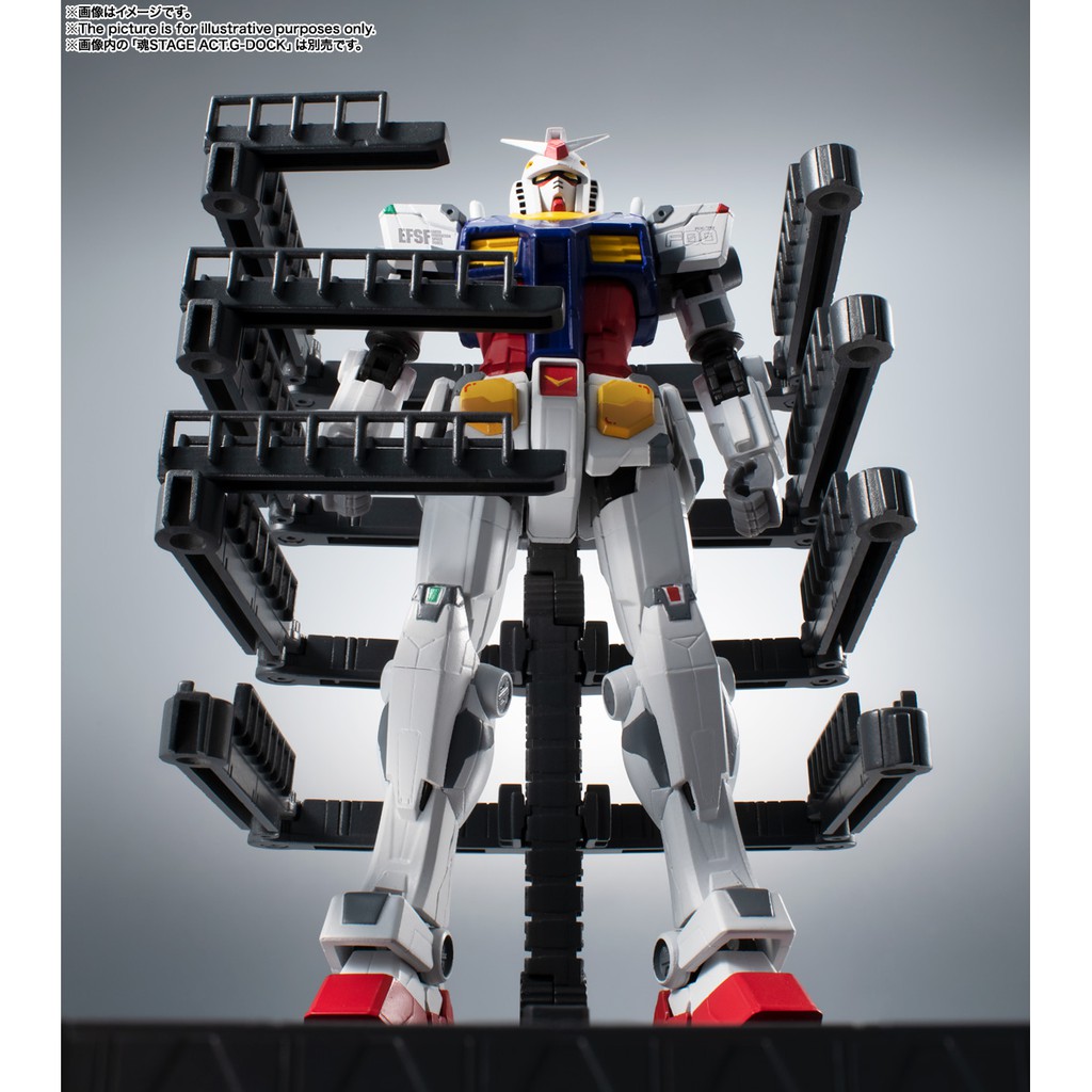 ROBOT魂 RX-78F00 ガンダム、ACT.G-DOCK レビュー