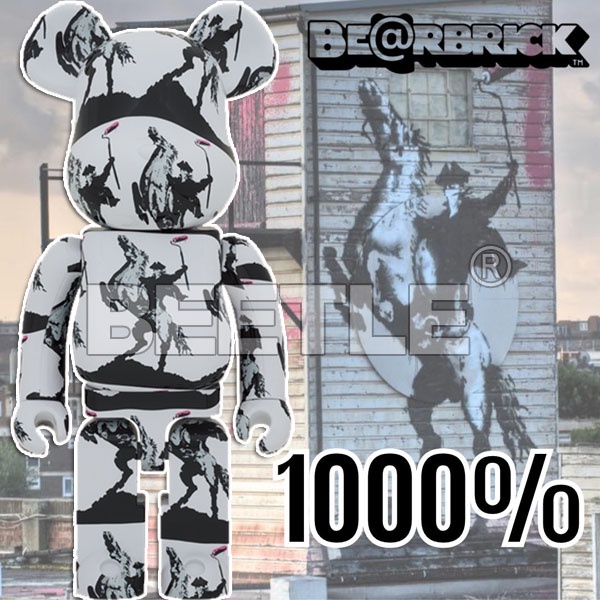 新品 BE@RBRICK BANKSY HIGHWAYMAN 1000％-