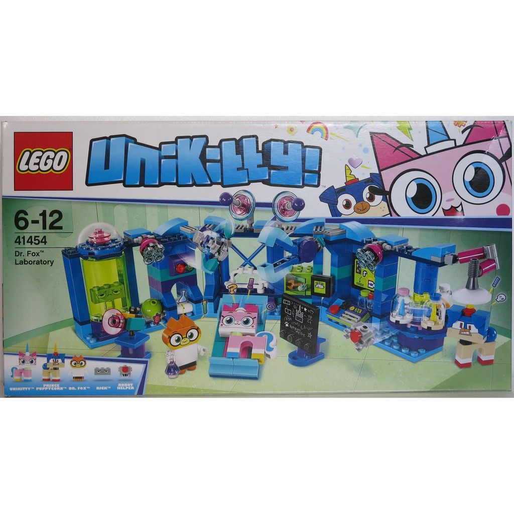 {野孩子}盒損 LEGO 樂高 Unikitty 獨角貓 Dr. Fox™ 實驗室 41454 | 蝦皮購物