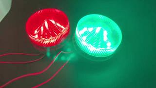 LED小型頻閃燈110V 小米智能家居 安防保全 頻閃警示燈 報警閃爍燈信號燈 自動控制機台LED警示燈 CNC機台 | 蝦皮購物