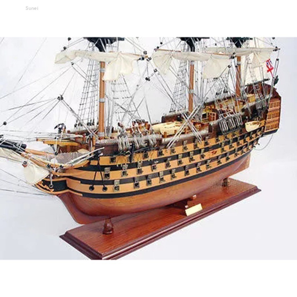 Sunei Victory HMS 木製帆船模型DIY 組裝套件裝飾| 蝦皮購物