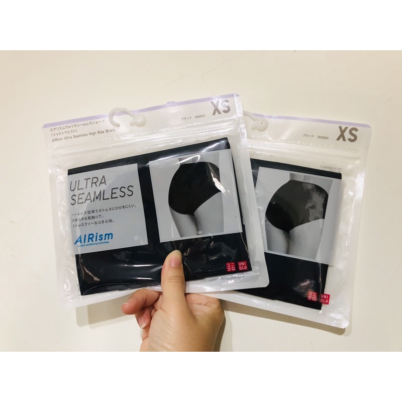 現貨)uniqlo AIRism 超無痕 高腰 內褲 09黑色 XS 商品編號428751 | 蝦皮購物