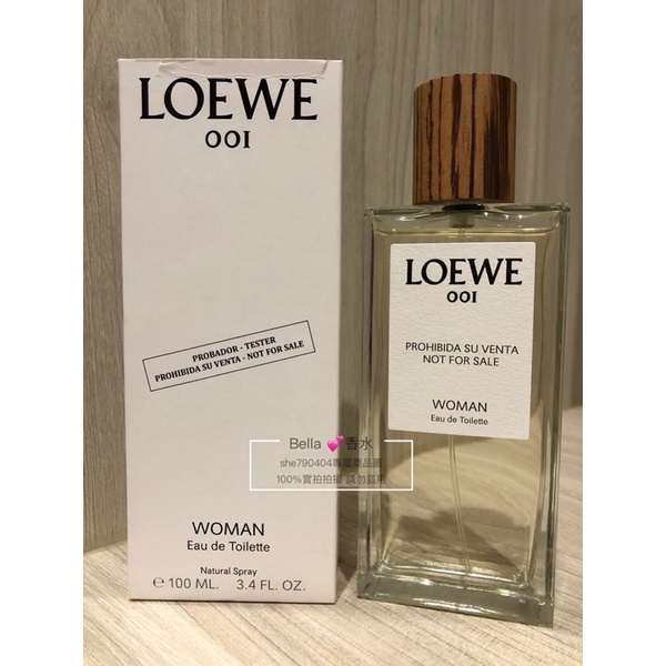 LOEWE 羅威001 WOMAN 事後清晨女性淡香水100ml/Tester包裝| 蝦皮購物
