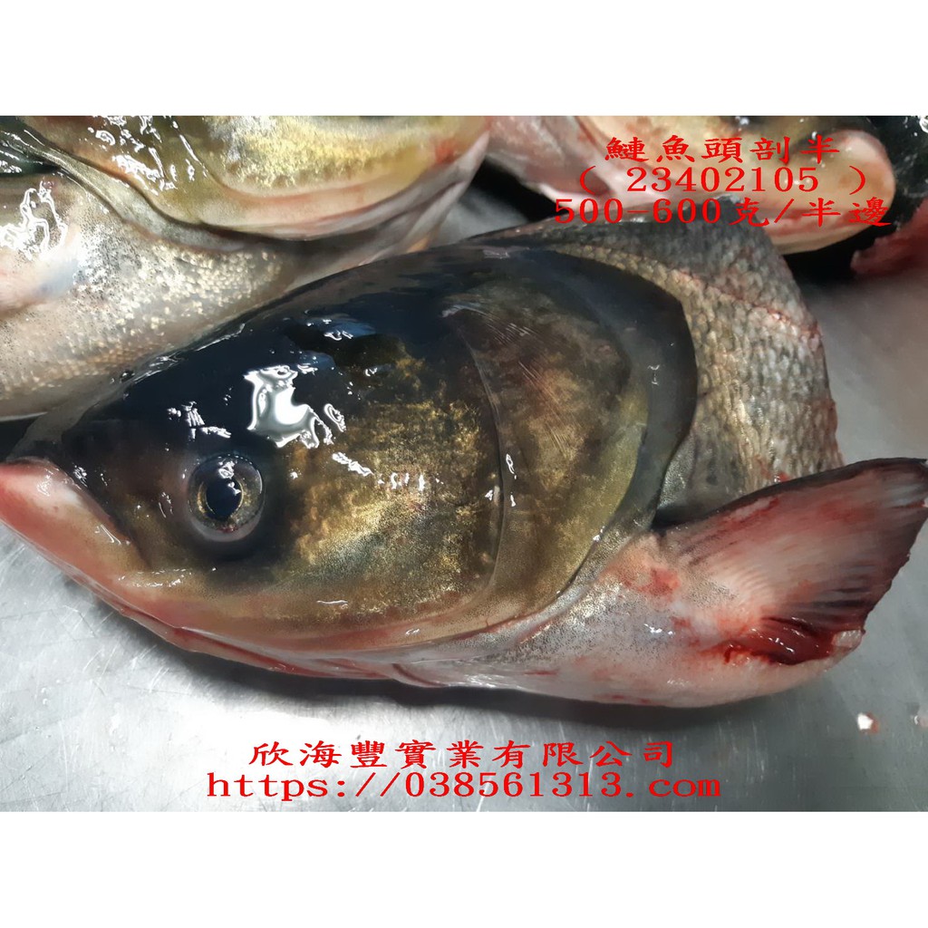 【海鮮7-11】 鰱魚頭剖半 500克上/包 魚頭肉質細嫩、營養豐富。 **每包270元** | 蝦皮購物