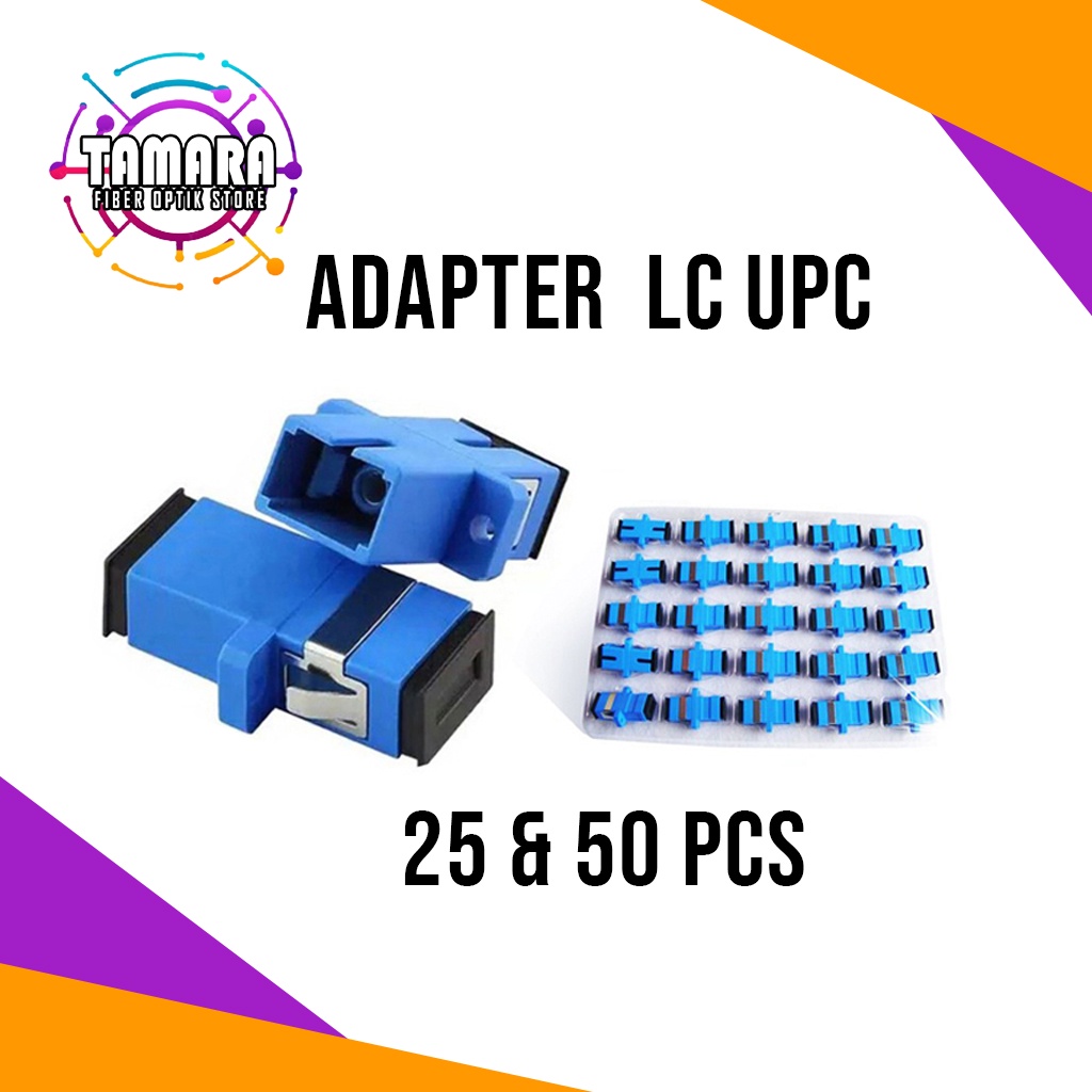 Sc UPC 適配器 SC UPC 連接器 25pcs 和 50pcs 光纖適配器單模 | 蝦皮購物