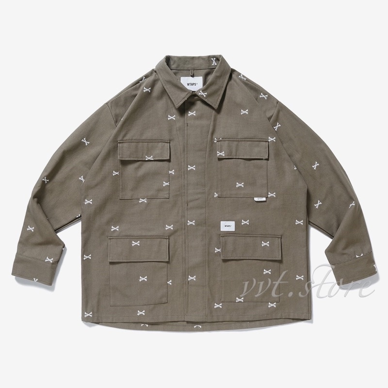 WTAPS 22SS JUNGLE 01 / LS / COTTON. OXFORD. TEXTILE 長袖襯衫外套