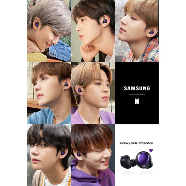 現貨】SAMSUNG Galaxy Buds + BTS Edition 聯名款藍牙耳機| 蝦皮購物