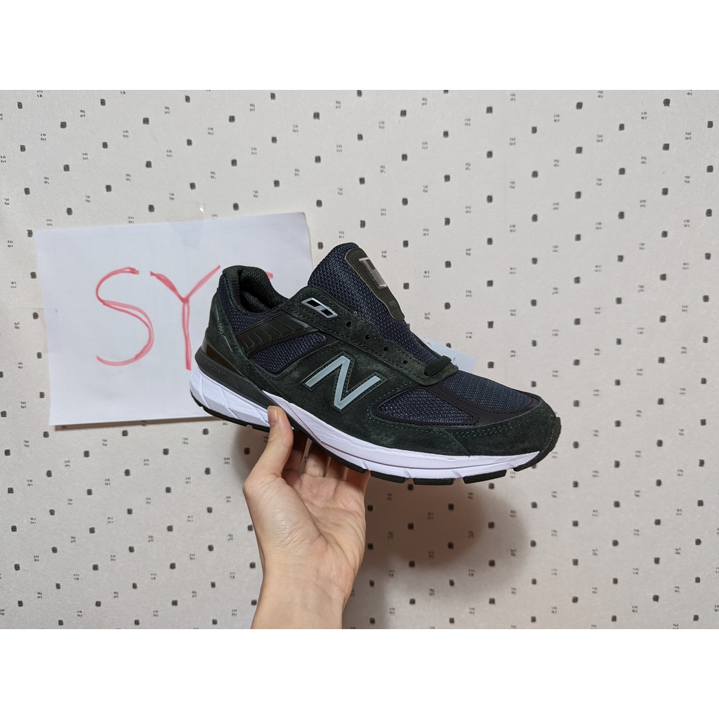 SYG New Balance 990v5 us8.5D 深墨綠美製M990DC5 稀有配色| 蝦皮購物