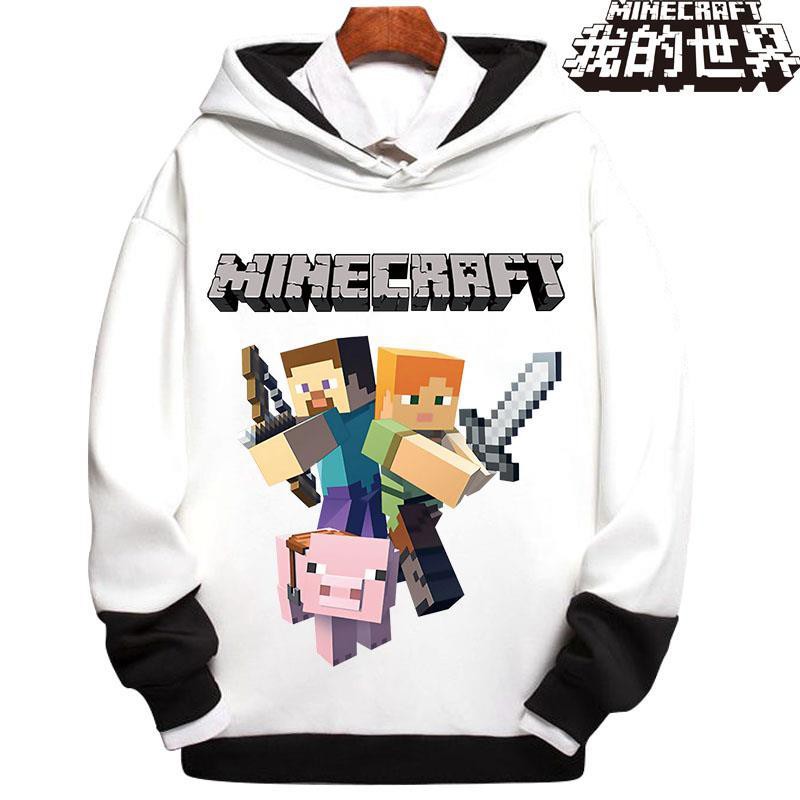 ~Minecraft周邊我的世界衛衣男女春秋薄款樂高青少年動漫游戲衣服 | 蝦皮購物