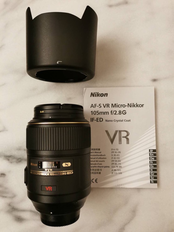 二手極新、平輸Nikon AF-S VR Micro-Nikkor 105mm F/2.8G IF-ED