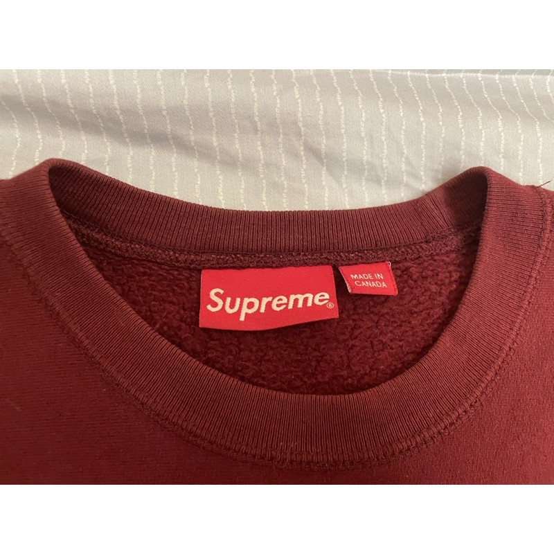 Supreme Arc Logo Crewneck Red - FW15 男士- TW