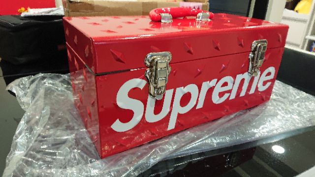 Supreme 18fw Diamond Plate Tool Box 工具箱鐵盒鐵箱鎖| 蝦皮購物