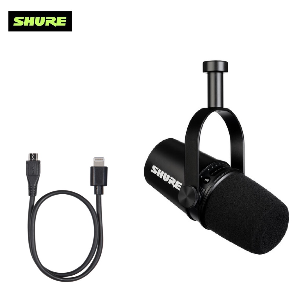 ベビーグッズも大集合 【ほぼ新品】SHURE MICROPHONE PODCAST MV7 ヘア