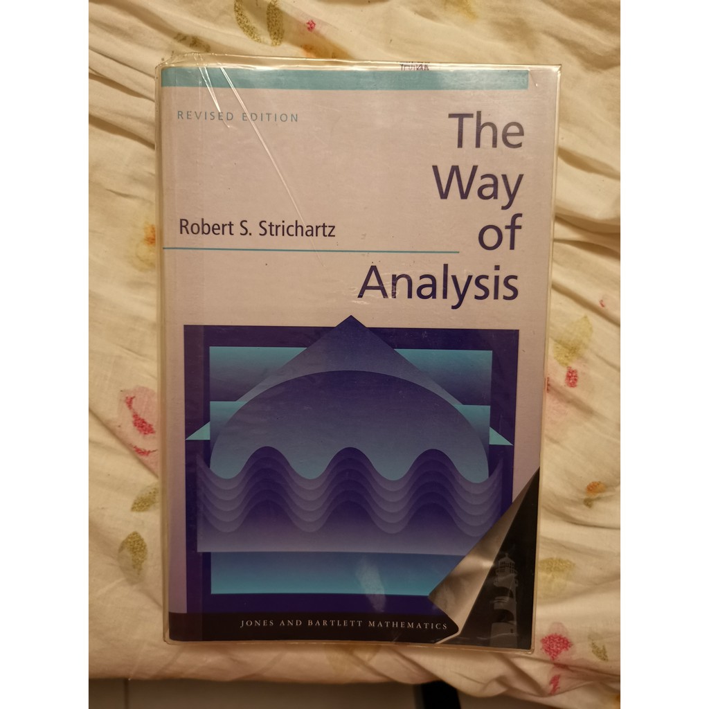 二手原文書 The Way of Analysis By Robert S. Strichartz | 蝦皮購物