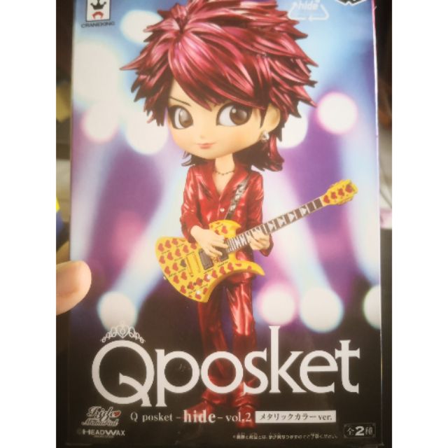 Hide 公仔 景品Qposket X japan 傳奇吉他手 （金屬色） | 蝦皮購物