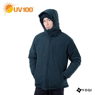 【UV100】防曬 保暖絨面鋪棉男外套-連帽可拆(AB61611) VOAI