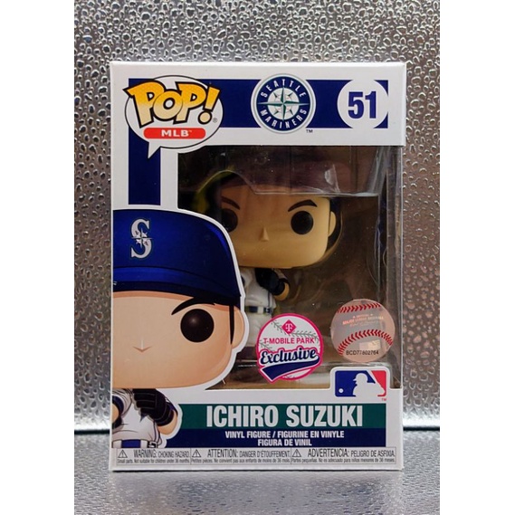 FUNKOPOP！　レア　シアトルマリナーズ　鈴木一朗 魅力の イチローの首振り人形 Amazon.co.jp: マリナーズ 野球