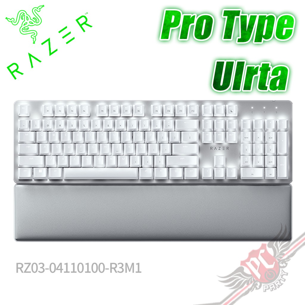 Razer 雷蛇 Pro Type Ultra 三模 人體工學 商務機械式鍵盤 黃軸中文 PC PART