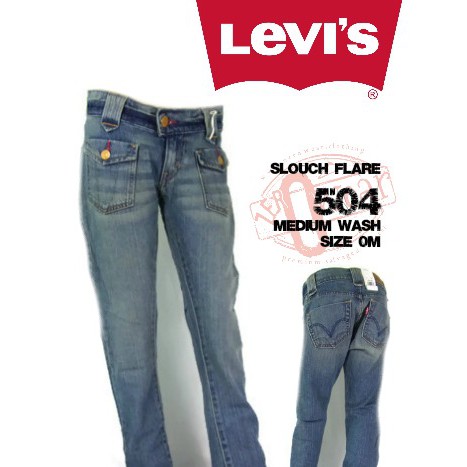 Levi's 504 on sale slouch flare jeans