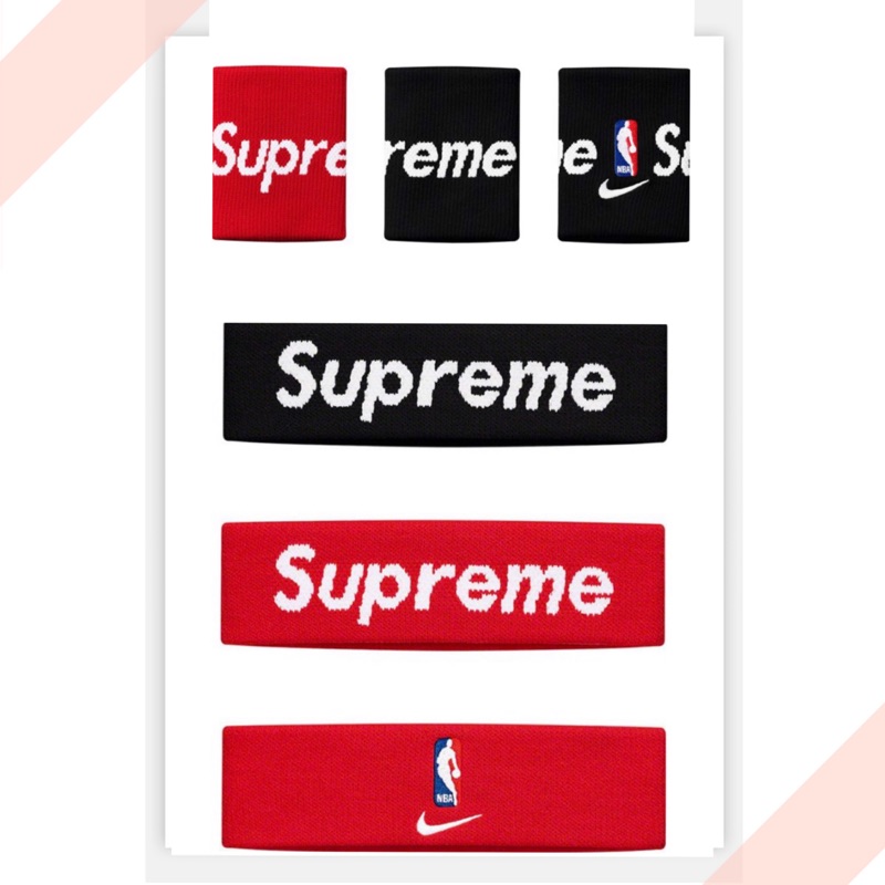 OGC} 2019SS SUPREME x NIKE x NBA HEADBAND 聯名護腕頭套| 蝦皮購物