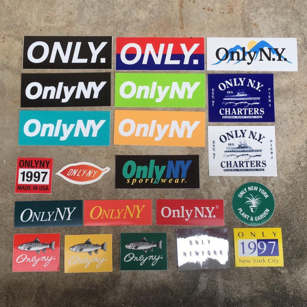 LESSTAIWAN ▽ Only NY - Only Sticker pack 貼紙貼紙包| 蝦皮購物