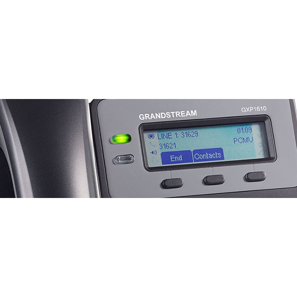 Grandstream GXP1610 IP電話機 1-SIP LCD-