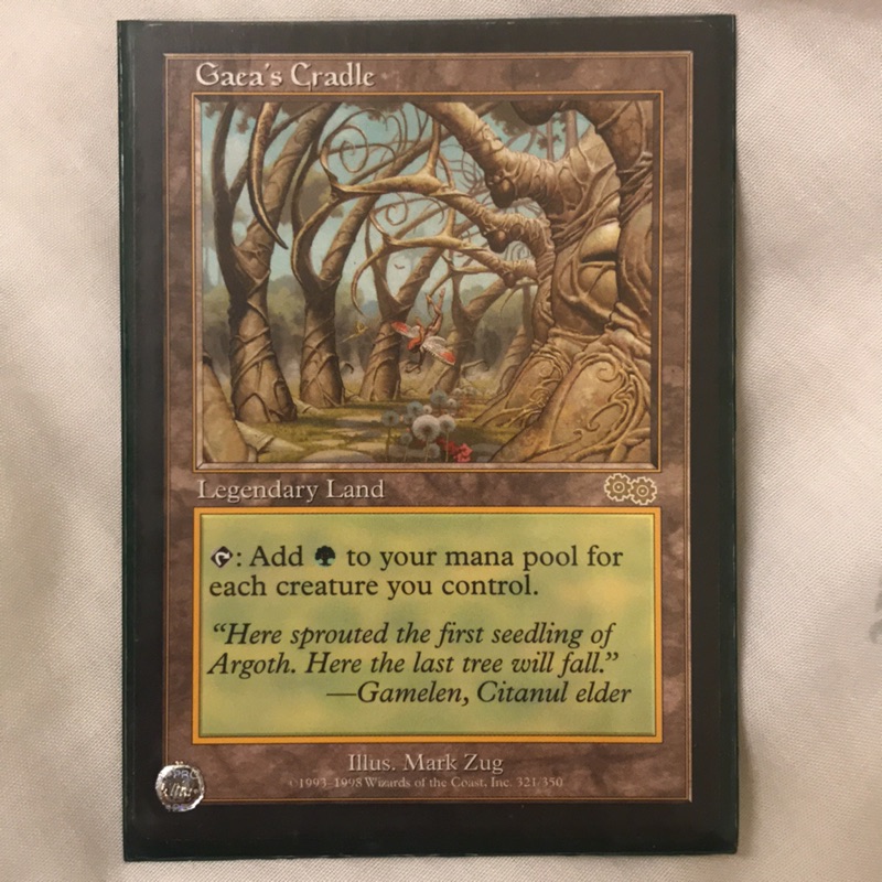 魔法風雲會MTG 克撒傳Urza's Gaea's Cradle 蓋亞育苗地| 蝦皮購物