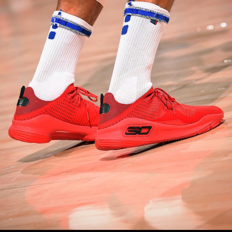 Curry 4 hot sale red low