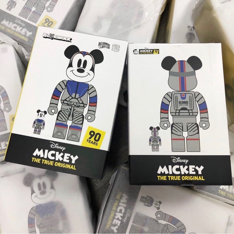 BE@RBRICK BILLIONAIRE BOYS CLUB MICKEY 100%&400% 現貨米奇BBC