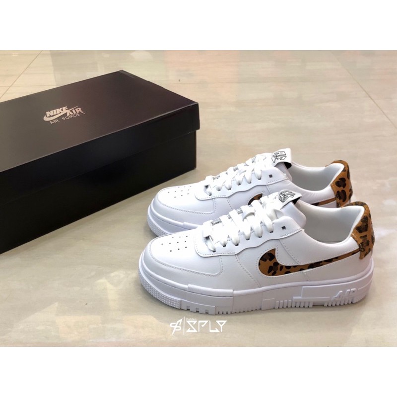 Fashion SPLY】Nike Air Force 1 Pixel 豹紋結構像素CV8481-100 | 蝦皮購物