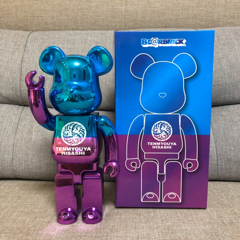 Be@rbrick 400% X-large Xlarge TENMYOUYA HISASHI 天明屋尚電鍍聯名