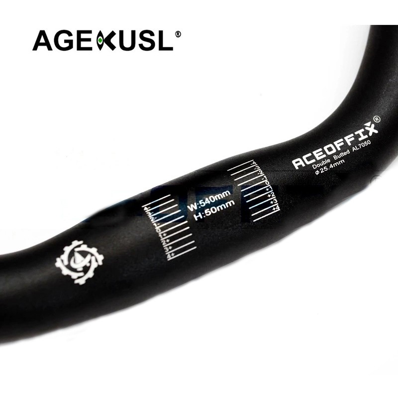 Aceoffix自行車M車把25.4mm W540mm H50適用Brompton Pbike 3