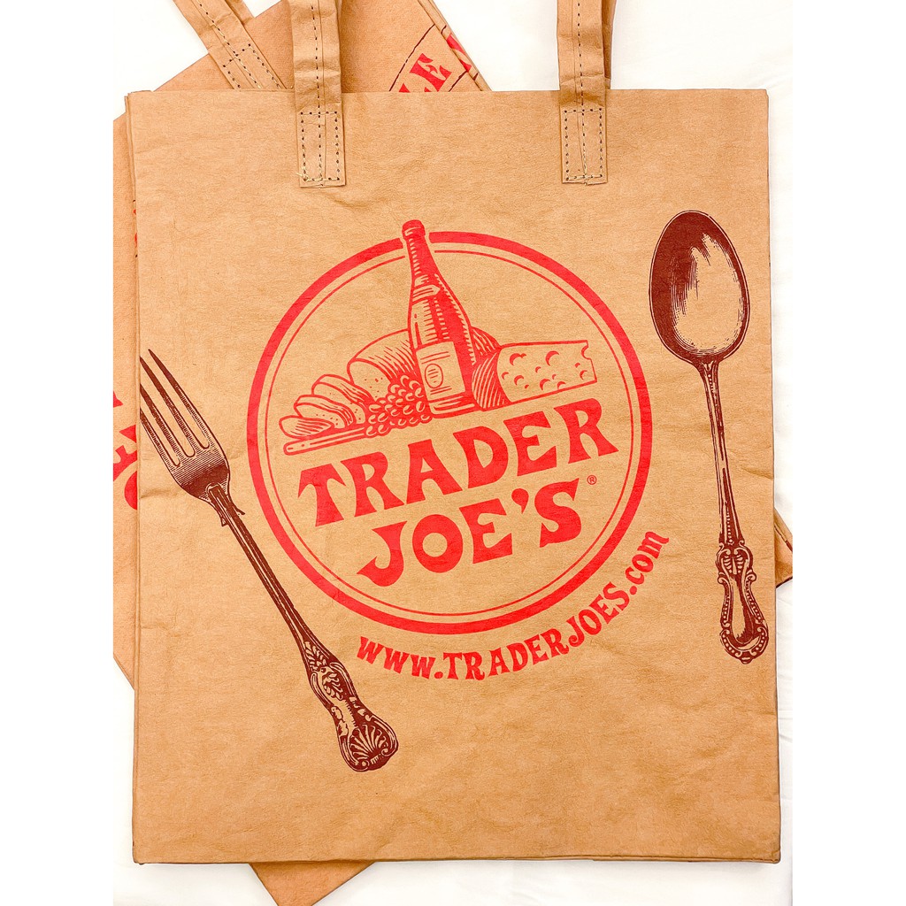 【台灣現貨/JJ歐美嚴選】Trader Joe's 水洗牛皮紙袋