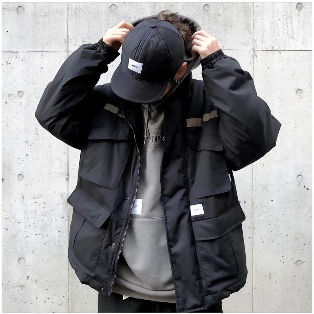 現貨🔥WTAPS 19AW JACKET.COPO.TAFFETA 西山徹 四袋棉服 多口袋工裝夾克