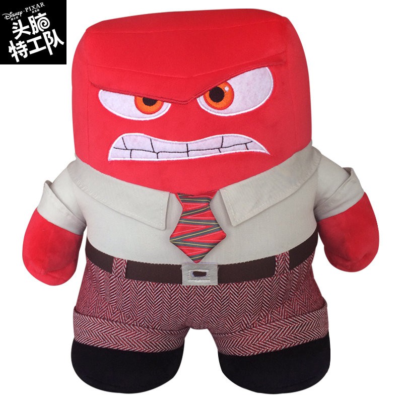 【腦筋急轉彎 inside out 】迪士尼正版 怒怒 皮克斯電影 生日禮物 聖誕禮物 20cm & 37cm | 蝦皮購物
