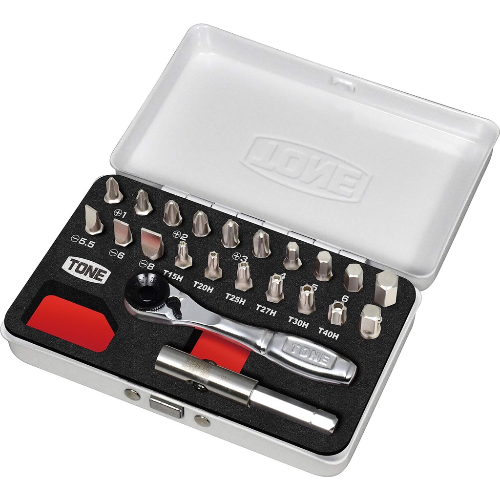 (預購7-21天）TONE日本製手工具, 22PCS組, 1/4