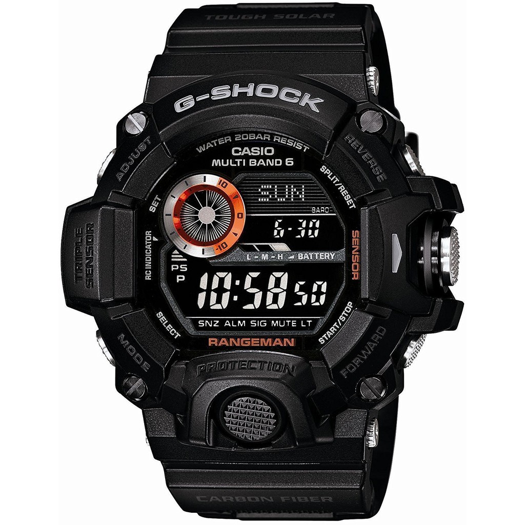 RG】CASIO G-SHOCK RANGEMAN GW-9400BJ-1-JF電波錶碳纖維錶帶日本限定