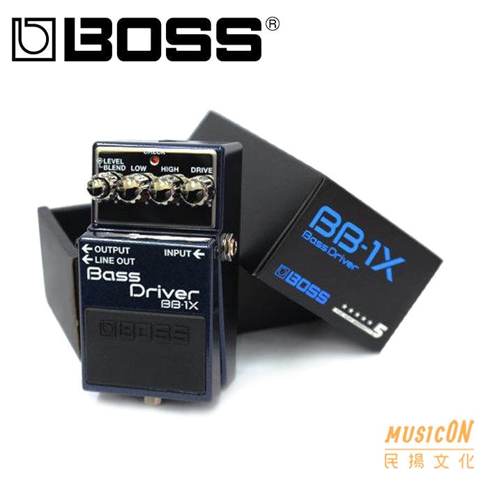 民揚樂器】電貝斯破音效果器BOSS BB1X BASS Driver 電貝士失真效果器電