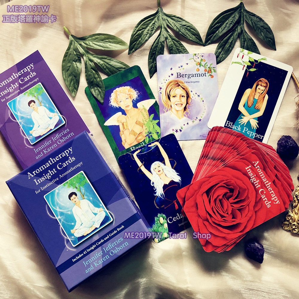 【me2019tw正版現貨】芳香療法洞悉卡Aromatherapy Insight Cards中文版英文版精油洞悉卡 蝦皮購物