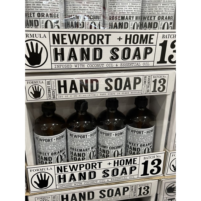 Newport Home Hand soap set Newport Home洗手液 473毫升x4 蝦皮購物