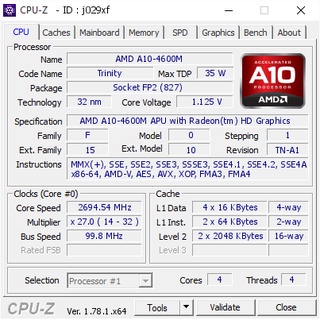 Amd A10 4600M 4 芯 4 螺紋插座 FS1 / FS1r2 保護器速度高達 3.2ghz 最好的質量截面 | 蝦皮購物