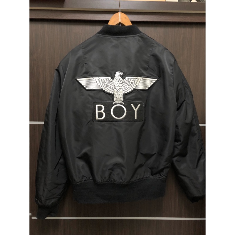 BOY LONDON 經典MA 1 黑色 飛行外套 英倫