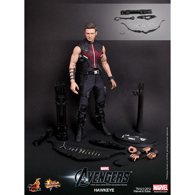 野獸國Hot Toys – MMS172 –【 復仇者聯盟】 1/6比例鷹眼Hawkeye 非