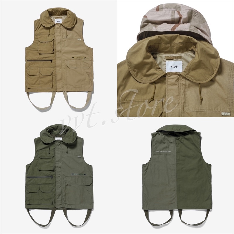 WTAPS 21AW TRADER / VEST / COTTON. WEATHER. RIPSTOP 背心| 蝦皮購物