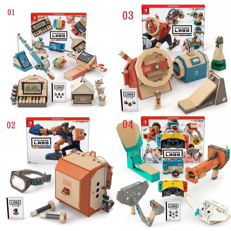Switch NS 任天堂實驗室LABO Toy-Con 01 02 Toy-Con 03 04 中文 Switch NS 任天堂實驗室LABO Toy-Con 01 02 Toy-Con 03 04 中文