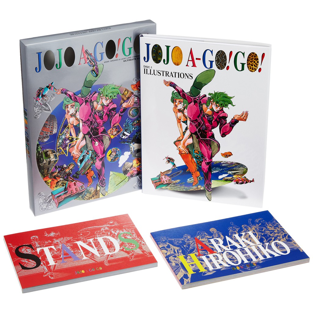 【現貨 / 可免運】荒木飛呂彥畫集 JOJO A-GO!GO! ISBN:9784087825916 二手良品 全新品