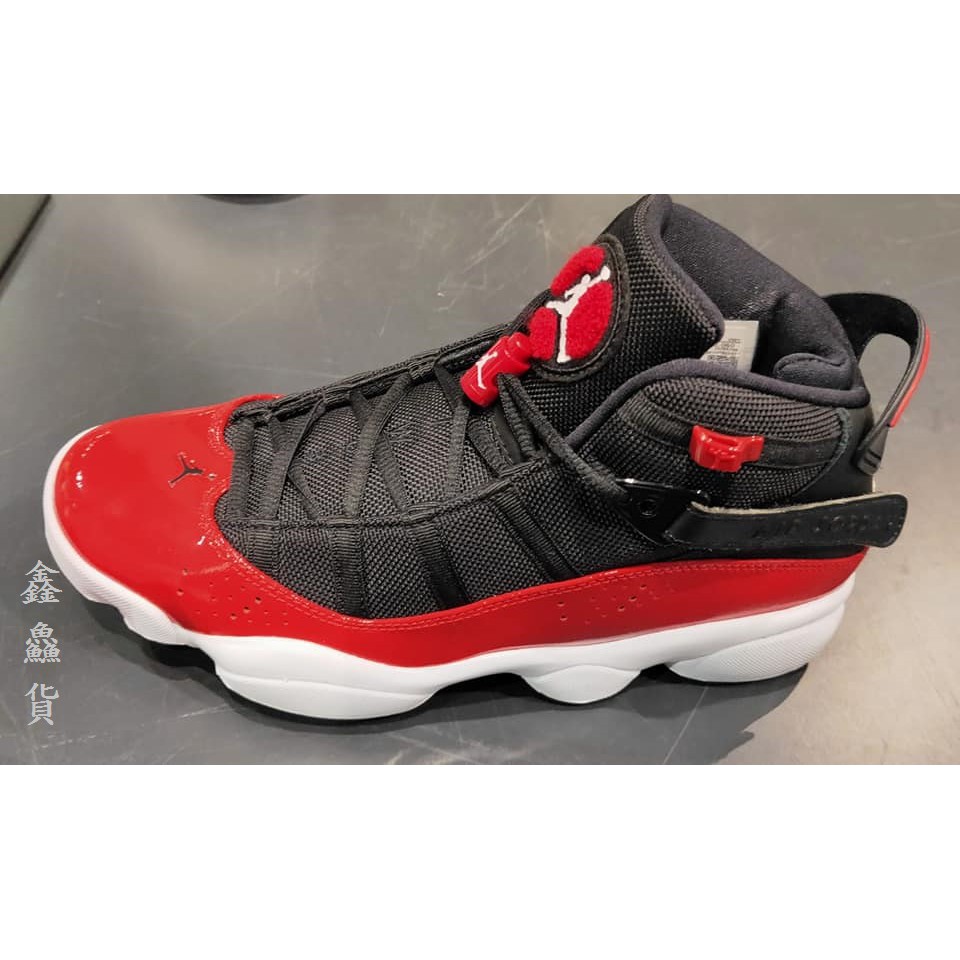 2021 二月AIR JORDAN 6 RINGS 飛人喬丹籃球鞋黑紅白322992-060 | 蝦皮購物