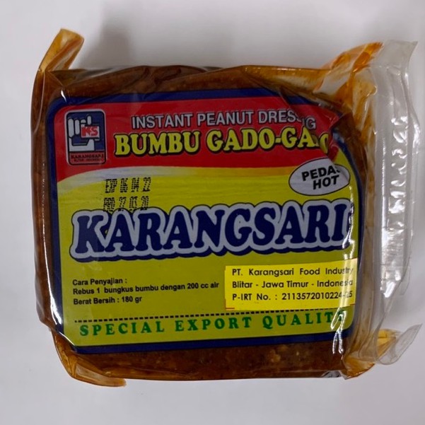 KARANGSARI ~ SAMBEL PECEL ~ KACANG ~ GADO GADO ~ BUMBU | 蝦皮購物