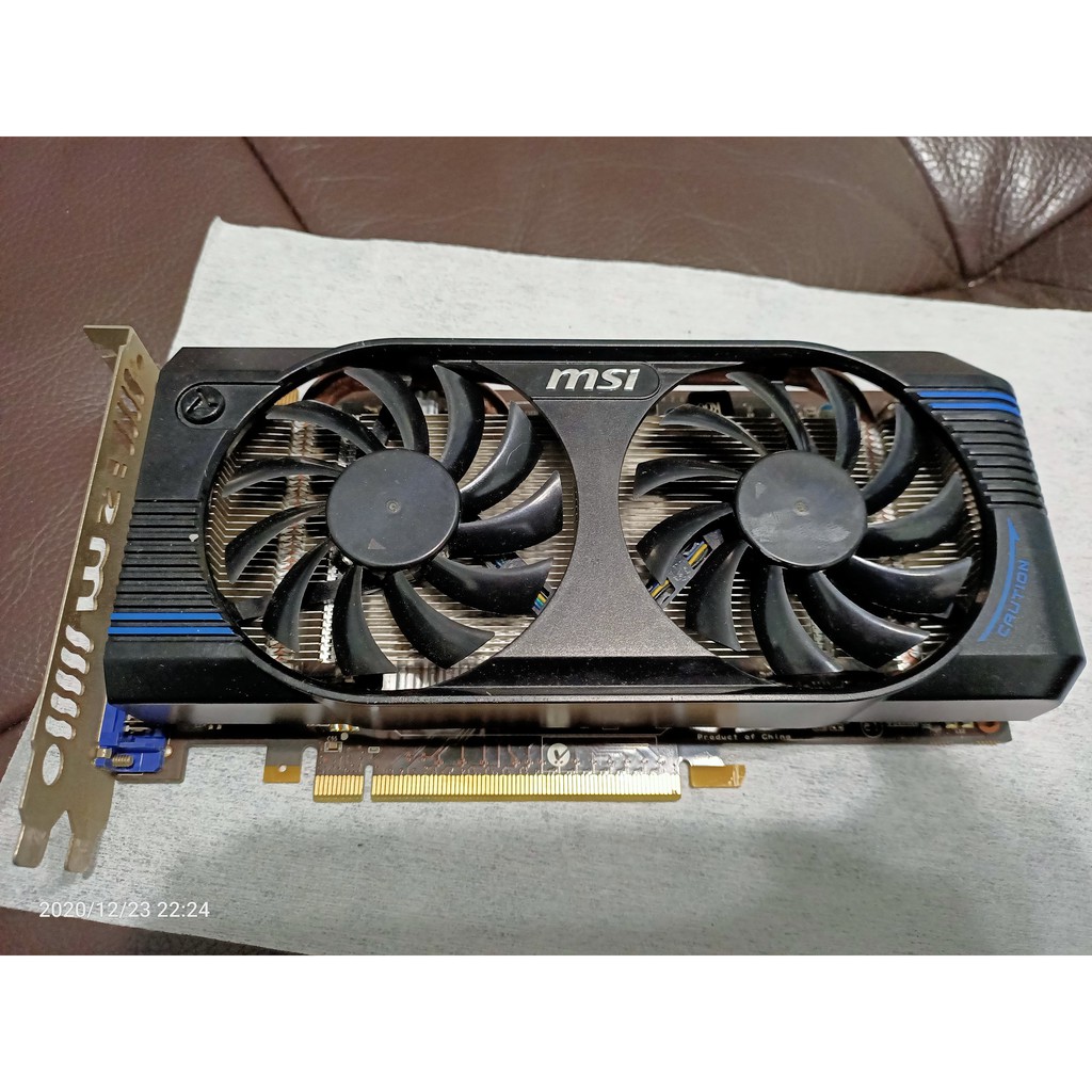 Carte Graphique MSI N560GTX-M2D1GD5 - GTX 560 1Go GDDR5 - Occasion TB